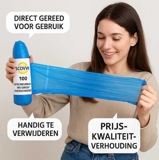 Afscheurbare Wegwerp Overschoenen – 100 Stuks | Waterdicht & Antislip | One Size Fits All