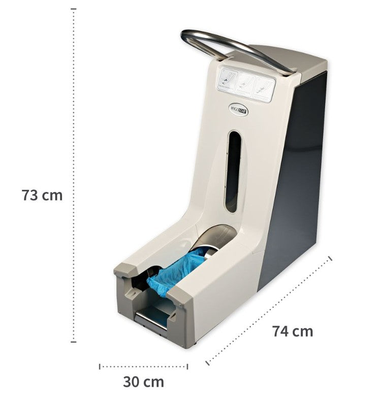 Hygomat Cleanroom Automatische Overschoenen dispenser – ISO Klasse 5 – RVS