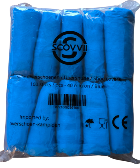 200 stuks - 40MU - overschoenen - wegwerp - waterdicht - schoenhoesjes - schoenovertrekken