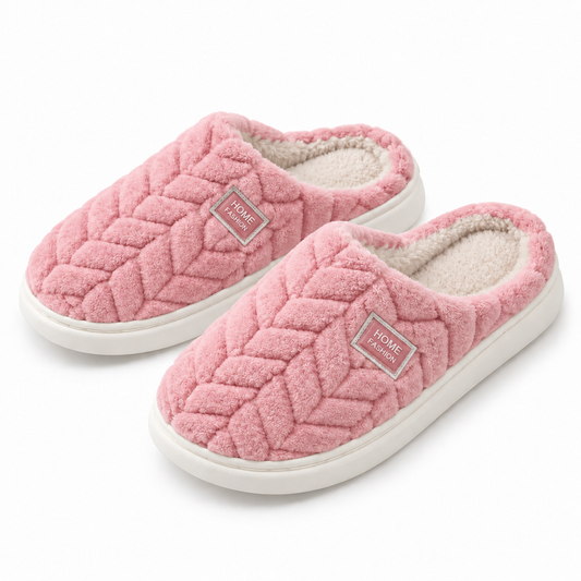Trendy Roze Dames Pantoffels - Stijlvol Comfort voor Thuis