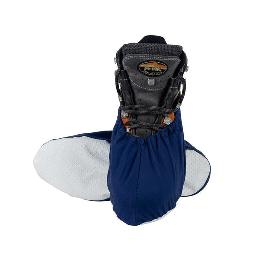 Overschoenen | Witte antislipzool | Maat 40-45 | MarineBlauw | Wasbaar | Schoenovertrek | Schoenhoesjes - Overschoen-Kampioen | Overschoenen | Schoenhoesjes en Schoenovertrekken