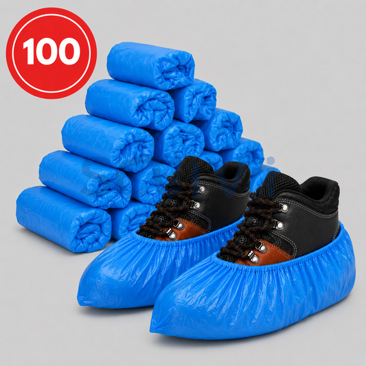 100 pieces - 40MU - disposable overshoes - disposable - waterproof - shoe covers