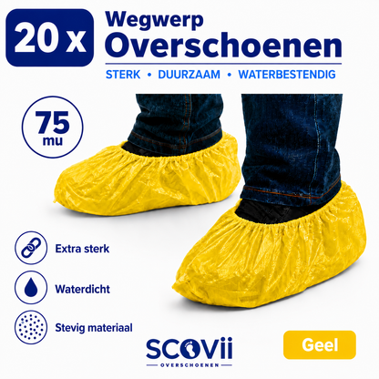 20 Waterdichte Overschoenen | Extra Dik | Antislip | Zwembad | schoenovertrekken | Kinderdagverblijf