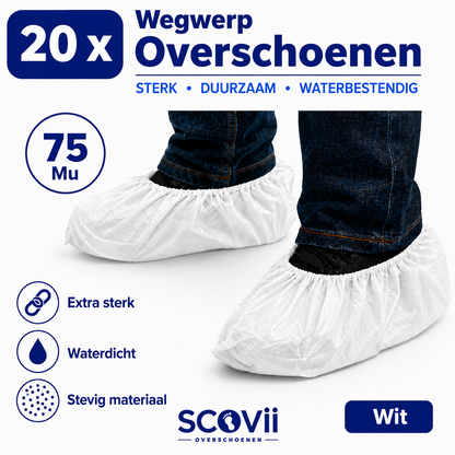 20 Waterdichte Overschoenen | Extra Dik | Antislip | Zwembad | schoenovertrekken | Kinderdagverblijf