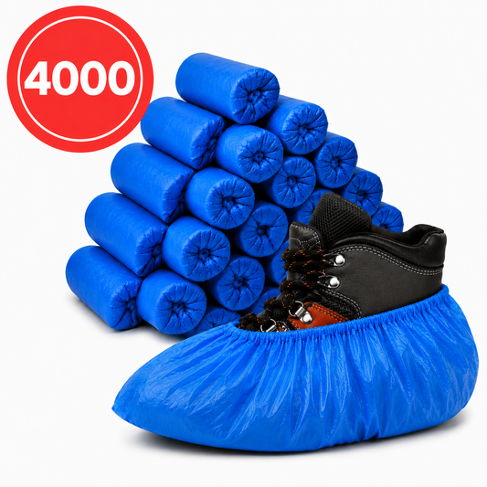 4000 stuks - 40MU - wegwerp overschoenen - wegwerp - waterdicht - schoenhoesjes - schoenovertrekken