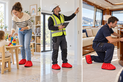 Advance Overschoenen | Extra Sterk | Maat 37-42 | Rood | Sterk | Antislip | Waterafstotend | Wasbaar | Duurzaam | Schoenhoesjes | Schoenovertrekken | Scovvii