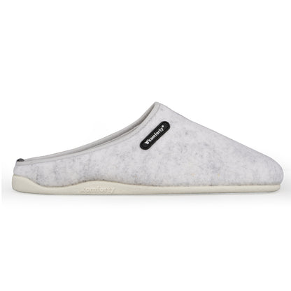 Komforty Pantoffels | Sneeuw Wit | Duurzaam | Antislip | Unisex | Topkwaliteit Sloffen van wol | Uitneembare zool