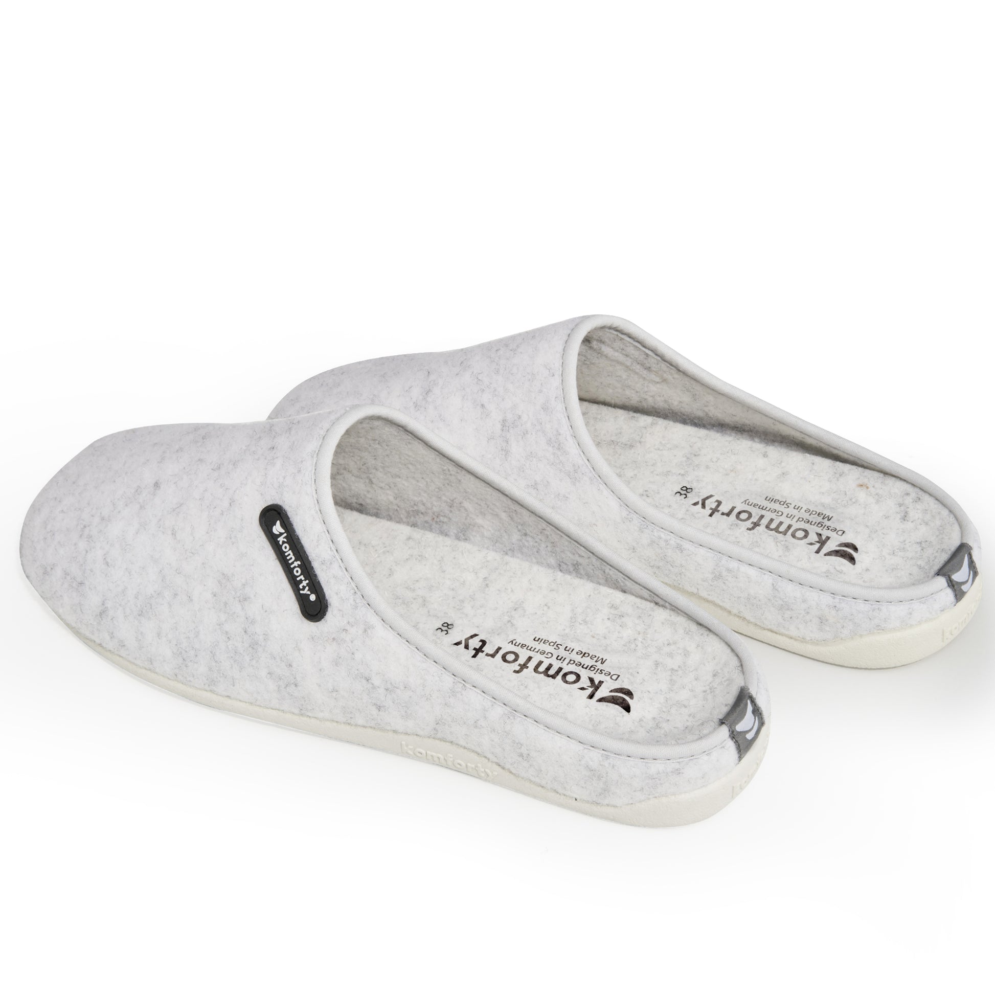 Komforty Pantoffels, uniseks, antislip pantoffels voor binnen en buiten, warme pantoffels, beige, 40 EU Komforty Pantoffels, uniseks, antislip pantoffels voor binnen en buiten, warme pantoffels, beige, 40 EU