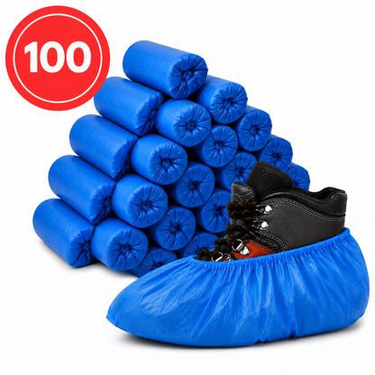 100 stuks - 40MU - wegwerp overschoenen - wegwerp - waterdicht - schoenhoesjes - schoenovertrekken