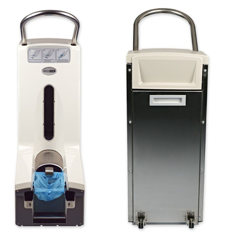 Hygomat Cleanroom Automatische Overschoenen dispenser – ISO Klasse 5 – RVS