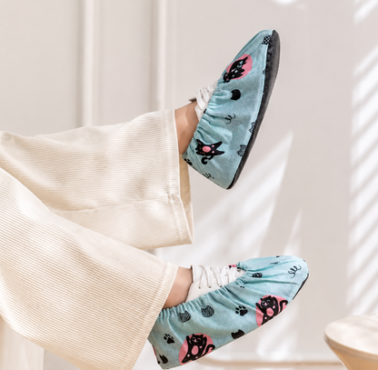 Kinder Overschoenen met vrolijke kattenprint