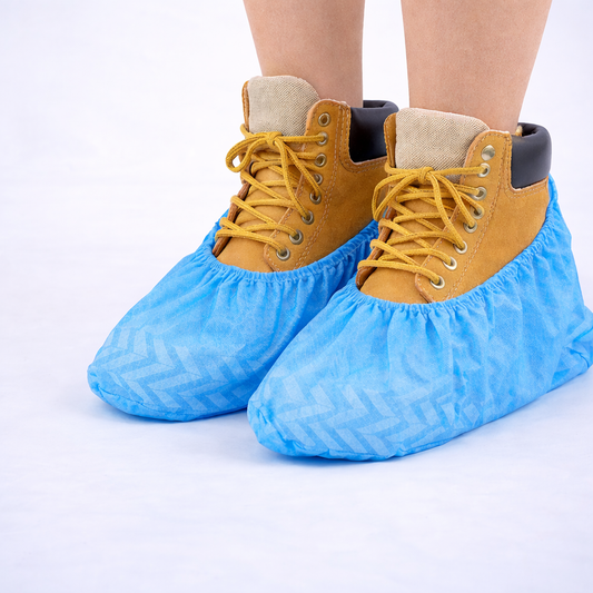 Scovvii Non-Woven Overschoenen – 100 stuks - Sterk – 4,5gr - Hygiënisch & Betrouwbaar – Antislip – Wegwerp – Schoenhoesjes - Schoenovertrekken