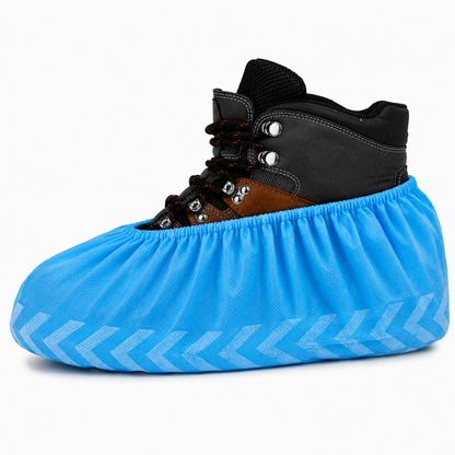 Scovvii Non-Woven Shoe Covers – 100 pieces - Strong – 4.5g - Hygienic & Reliable – Anti-slip – Disposable – Shoe Covers