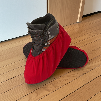 Overschoen rood 1