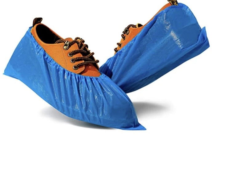 20 EXTRA STERKE 100Mu Dikke Overschoenen | Waterdicht | Antislip | Blauw | Herbruikbaar | Schoenhoesjes | Overschoentjes | Schoenovertrekken