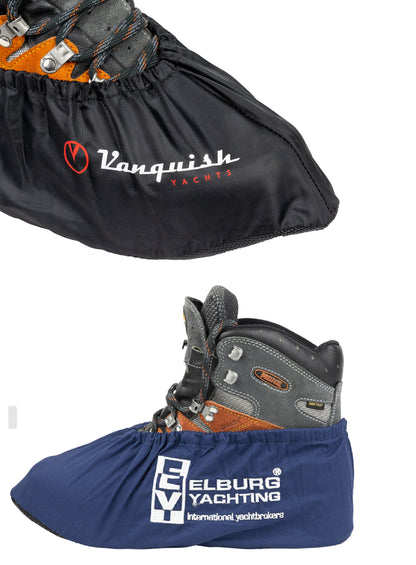 Shoe covers printed with logo