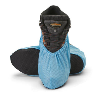 Overschoenen - schoenovertrek - schoenhoesjes antislip herbruikbaar ESD (antistatisch) lichtblauw met ruit - Overschoen-Kampioen | Overschoenen | Schoenhoesjes en Schoenovertrekken