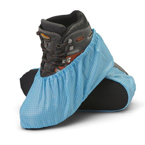 Overschoenen - schoenovertrek - schoenhoesjes antislip herbruikbaar ESD (antistatisch) lichtblauw met ruit - Overschoen-Kampioen | Overschoenen | Schoenhoesjes en Schoenovertrekken