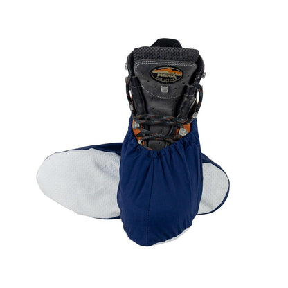 Overschoenen | Witte antislipzool | Maat 40-45 | MarineBlauw | Wasbaar | Schoenovertrek | Schoenhoesjes - Overschoen-Kampioen | Overschoenen | Schoenhoesjes en Schoenovertrekken