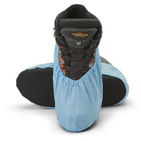 Premium ESD overschoenen - schoenhoesje lichtblauw met streep wasbaar antislip maat 37- 44 - Overschoen-Kampioen | Overschoenen | Schoenhoesjes en Schoenovertrekken
